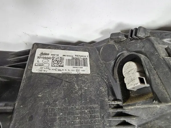 MEGANE IV Täydellinen Lamppu Vasemmalle Oikealle 260607159R 260102686R image 5