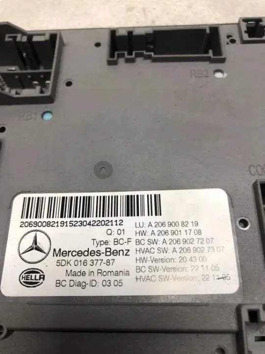 Module Confort OEM A2069008219 pour Mercedes Classe C image 3