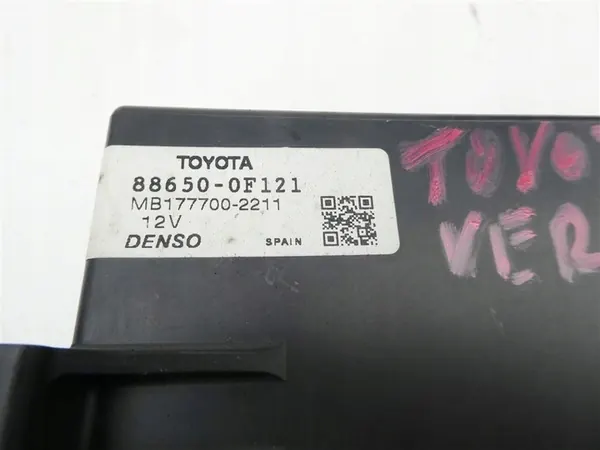 Module de climatisation Toyota Verso 2009-2018 OEM 88650-0F121 image 2