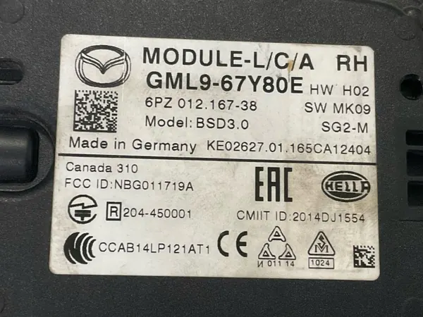 Sensor radar OEM GML967Y80E para Mazda 6 traseiro direito image 8