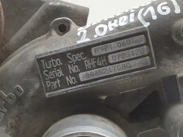 Turbo para Peugeot 307 2.0 HDI 9645247080 image 2
