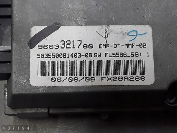 Gebrauchtes Citroen C6 Display OEM 9663321780 image 4