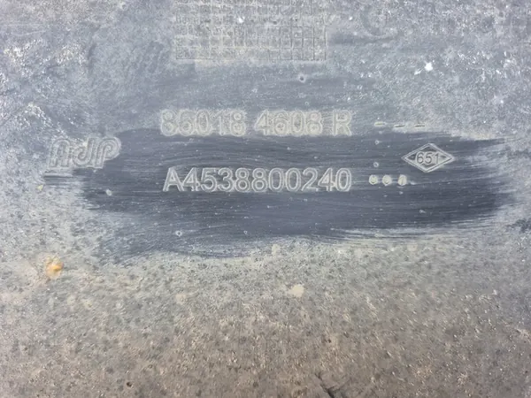 Achterbumper onderdeel Smart Forfour 453 14- OEM image 6