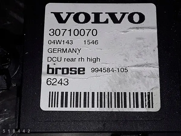 Régulateur de vitre Volvo V50 OEM 3m51r27001bd image 3