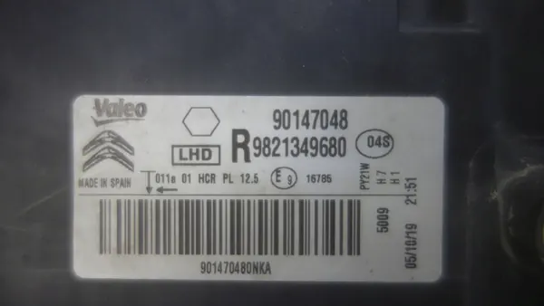 Rechter Voorlamp Citroen C4 Cactus image 9