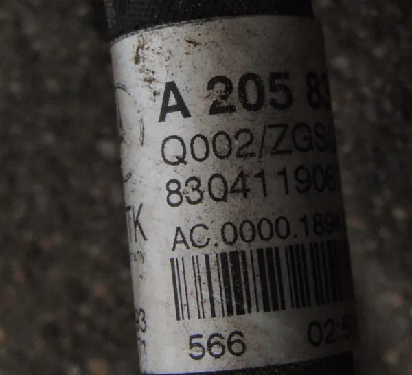 Ilmastointijohdot Mercedes C-Luokka W205 1.6 Bensiini image 9