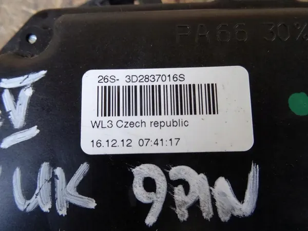 VW GOLF V Türschloss Vorne Rechts 9 Pin 3D2837016S image 4