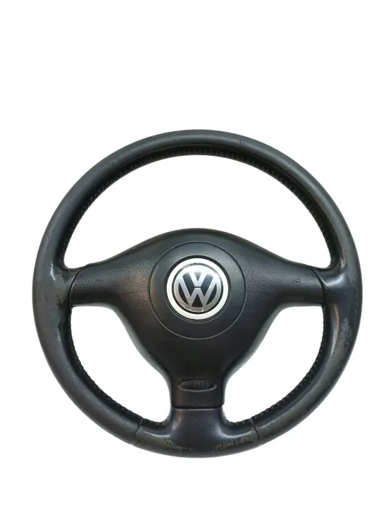 Käytetty 3-Puolainen Nahkaohjauspyörä VW Golf IV:lle image 2