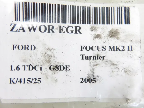 EGR-venttiili Ford Focus MK2 1.6 TDCi - 14SKV028 image 2