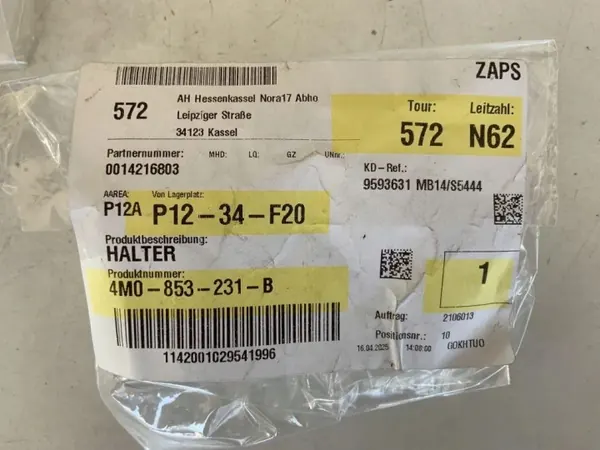 Câmera dianteira OEM 4M0853795B para Audi Q7 (4M) 2017 image 3