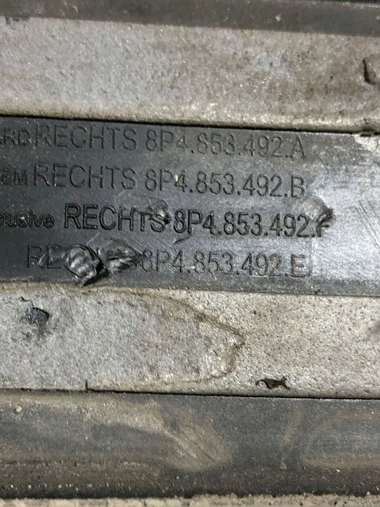 Élément de finition Audi A3 S3 8P 8P4853492e image 3