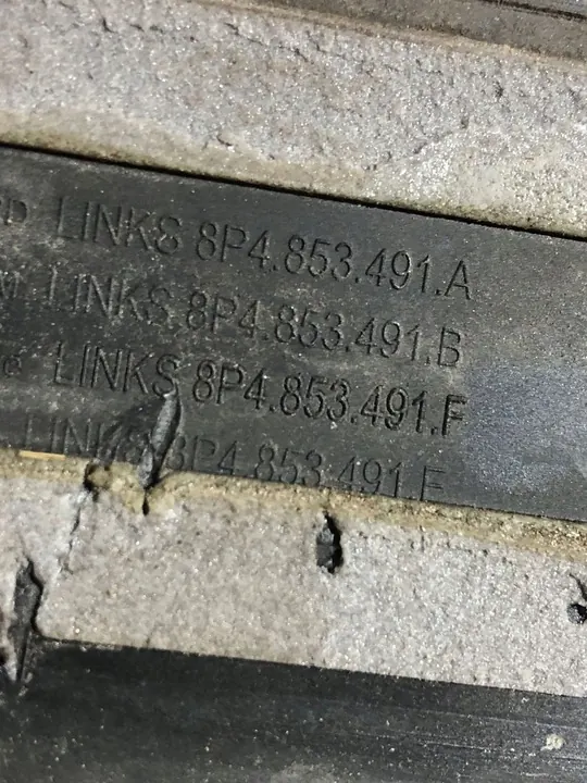 Élément de finition Audi A3 S3 8P 8P4853491e image 3