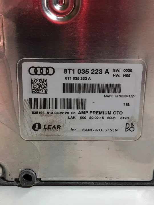 Bang & Olufsen Radio-versterker Audi A5 8T OEM 8T1035223A image 9