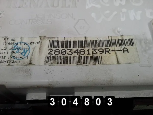 Renault Wind displayscherm OEM 280348139R image 4