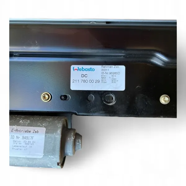 Teto solar completo Mercedes-Benz E W211 OEM A2117800640 image 8