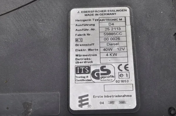 Chauffage Eberspacher Airtronic D4 40W 12V 4kW 252113 image 4