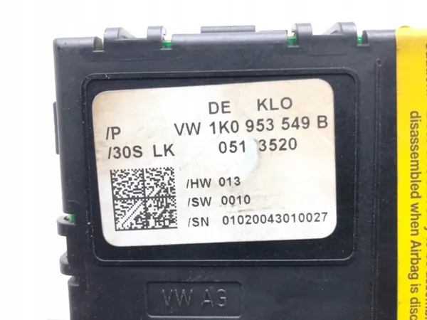 OEM 1K0953549B Ohjauskulma-anturi SEAT Altealle image 4
