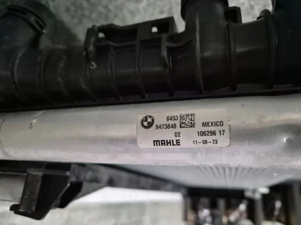 CHŁODNICA CHŁODNICE KOMPLET 9487319 DEMONTAŻ BMW BMW X3 G01 X4 G02 iX3 image 8