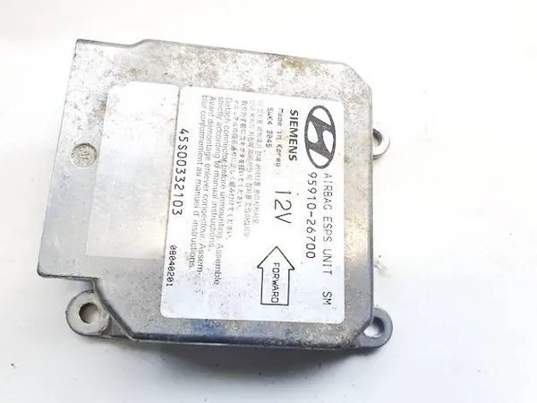 Hyundai Santa Fe SRS Airbag Computer OEM 9591026700 image 2