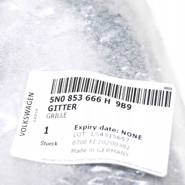 Griglia Paraurti Destro VW Tiguan 5N_ 5N0853666H9B9 image 8