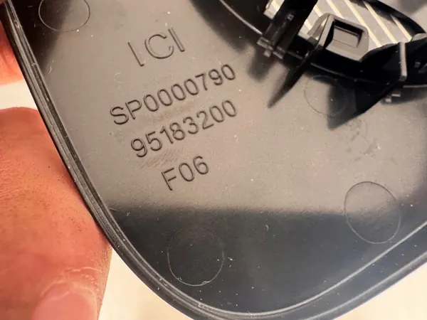 Verre de rétroviseur gauche chauffé OEM 95183200 Opel Mokka image 4