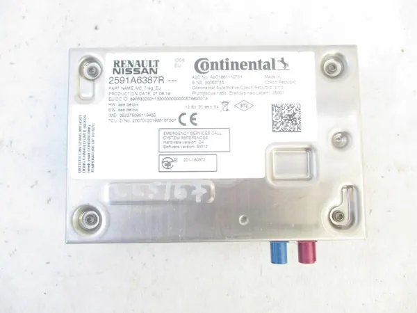 Módulo Bluetooth OEM 2591A6387R para Renault Clio V image 2