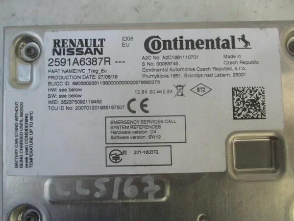 Módulo Bluetooth OEM 2591A6387R para Renault Clio V image 4