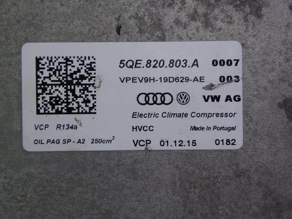 Compressore Aria Condizionata Volkswagen E-Golf image 6