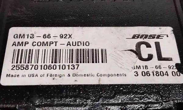 Versterker MAZDA 6 SEDAN 2004 2.0L diesel image 3