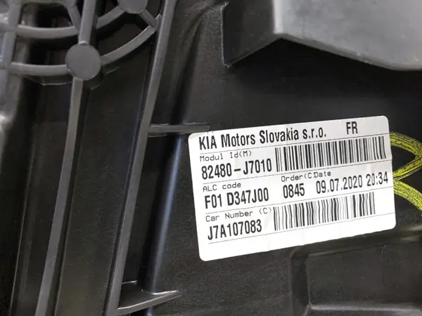 OEM 82460-J7010 Höger Fram Rutorull Kia Ceed image 3