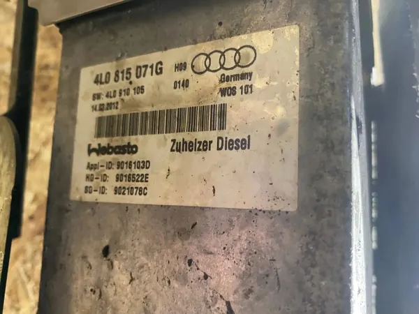 Webasto parkeerverwarming Audi Q7 4L 2012 OEM 4L0815071G image 10