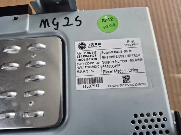 MG ZS 17-19 fabrieksradio met display OEM 11307917 image 7
