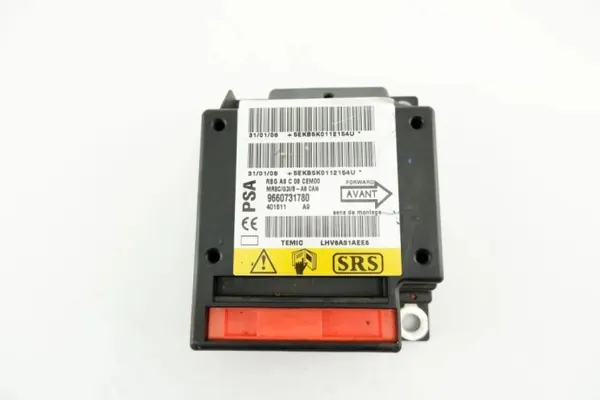 Sensor Airbag SRS OEM 9660731780 para Citroen C3 image 2