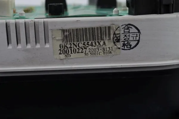 Compteur KIA Shuma 1.8 B OEM 0K2NC5543XA image 4
