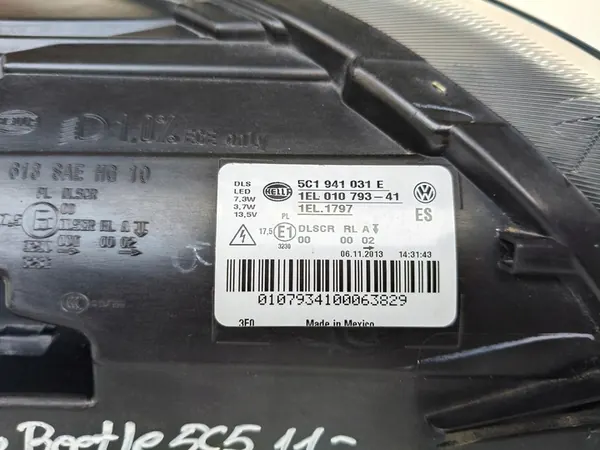 Farol esquerdo VW New Beetle 5C5 11- Xenon LED image 8