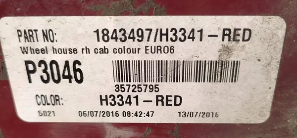 DAF XF 106 Hytstegeförlängning OEM 18434961 (Höger) image 3