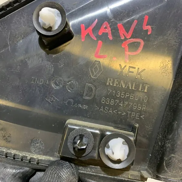 RENAULT KANGOO III IV NISSAN TOWNSTAR Höger Framskärm Trim 638747799R image 6