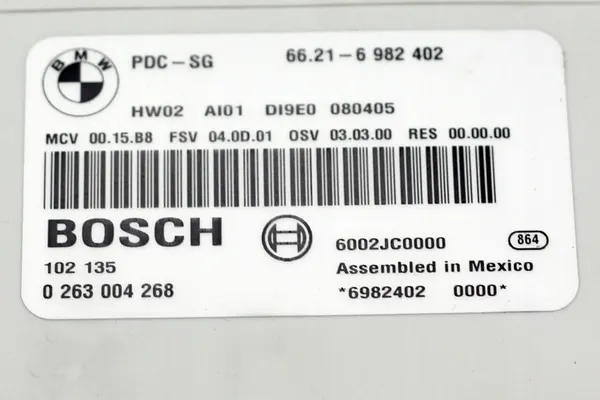 PDC Parkeringssensor Kontrollmodul BMW E90 E87 E92 E93 image 3