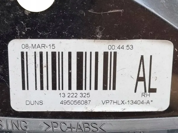 OPEL ASTRA H Höger Bakljus 13222325 image 6