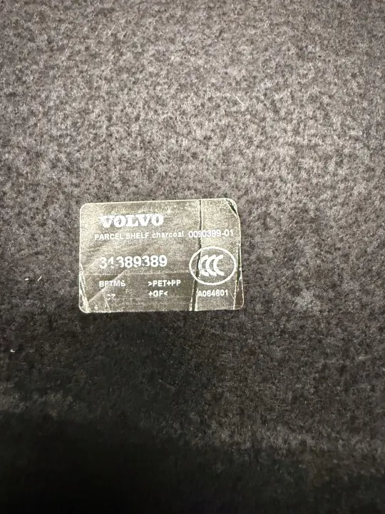 Estante de maletero trasero OEM 31389389 Volvo V40 II image 3