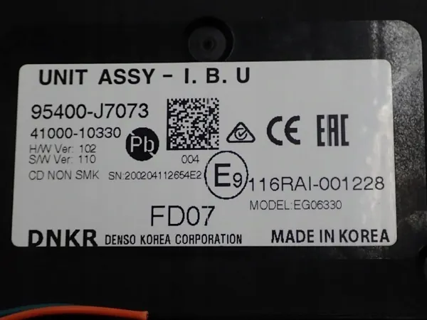 Komfortmodul OEM 95400-J7073 Kia Ceed III - OE Del image 3