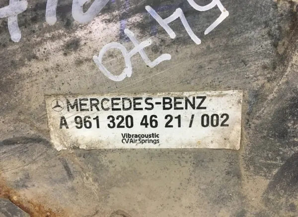 A9613204621 Mercedes-Benz Mola de Ar, Eixo Esquerdo image 3