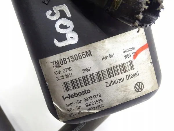 Webasto Parking Heater Seat Alhambra II 2.0 TDI image 5