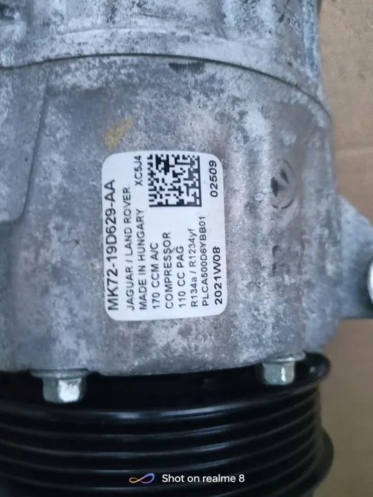 Air Conditioning Compressor Land Rover MK72-19D629-AA image 3
