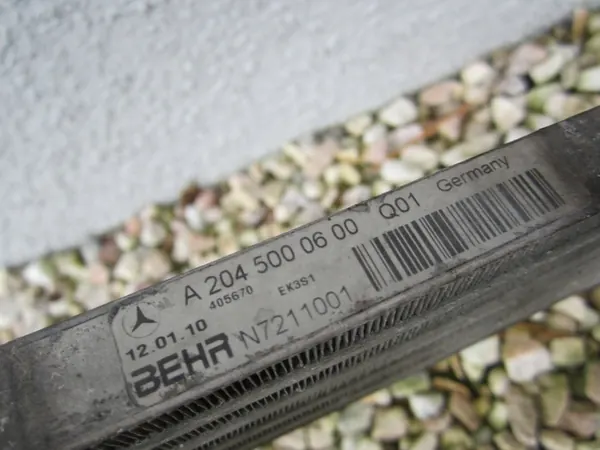 Oljekylare Servostyrning Mercedes W212 E63 6.3 AMG A2045000600 image 3