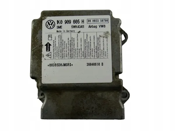 Módulo Sensor Airbag OEM 1K0 909 605 H - Usado image 2
