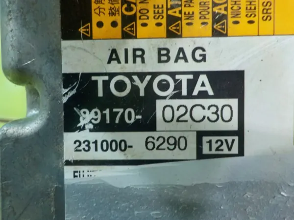 Módulo Sensor Airbag Toyota OEM 89170-02C30 image 4