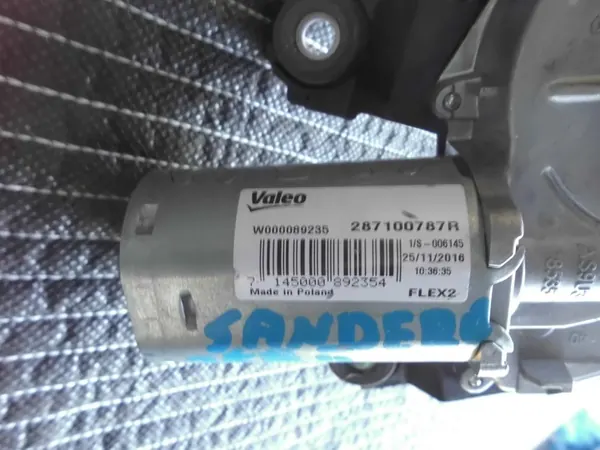 Takapyyhkijän moottori Dacia Sandero II Stepway Lift OEM 287100787R image 3