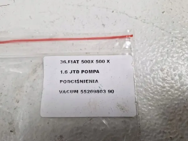 Fiat 500X 1.6 JTD tyhjiöpumppu OEM 55269803 image 7