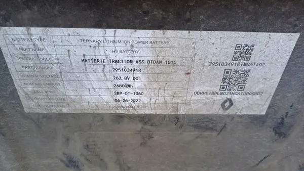 Batería Dacia Spring OEM 85DSB835473J6V7 10Ah image 10
